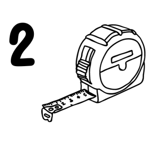 2. Tentukan Ukuran